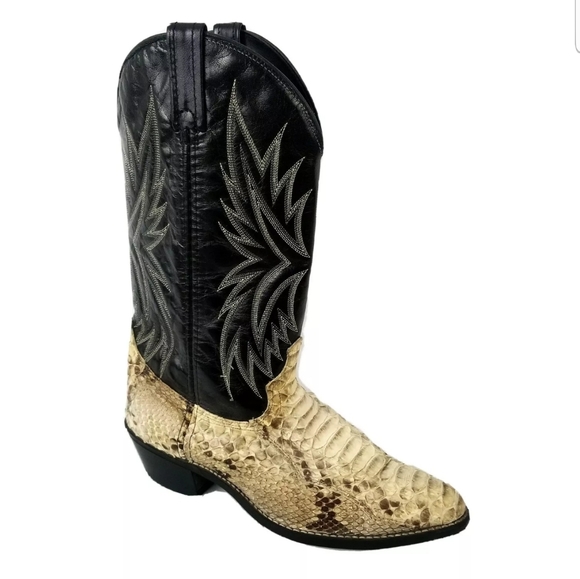 snakeskin boots size 12